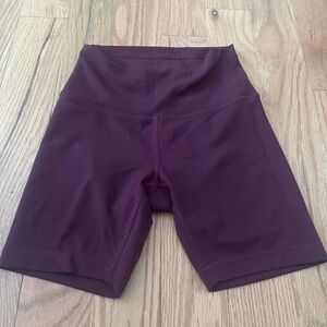lululemon athletica Deep Purple Bike Shorts